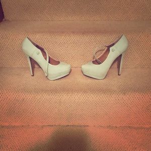 Mint colored heels